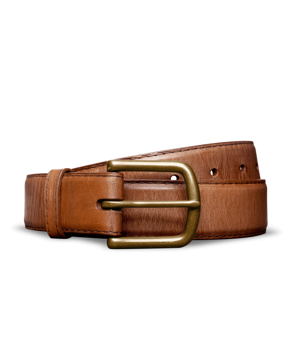Tecovas Men's Goat Belt in Scotch