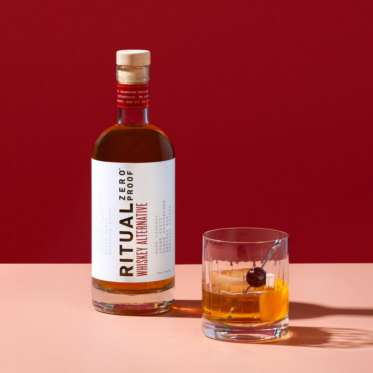 Ritual Zero Proof Whiskey Alternative, 750 ml