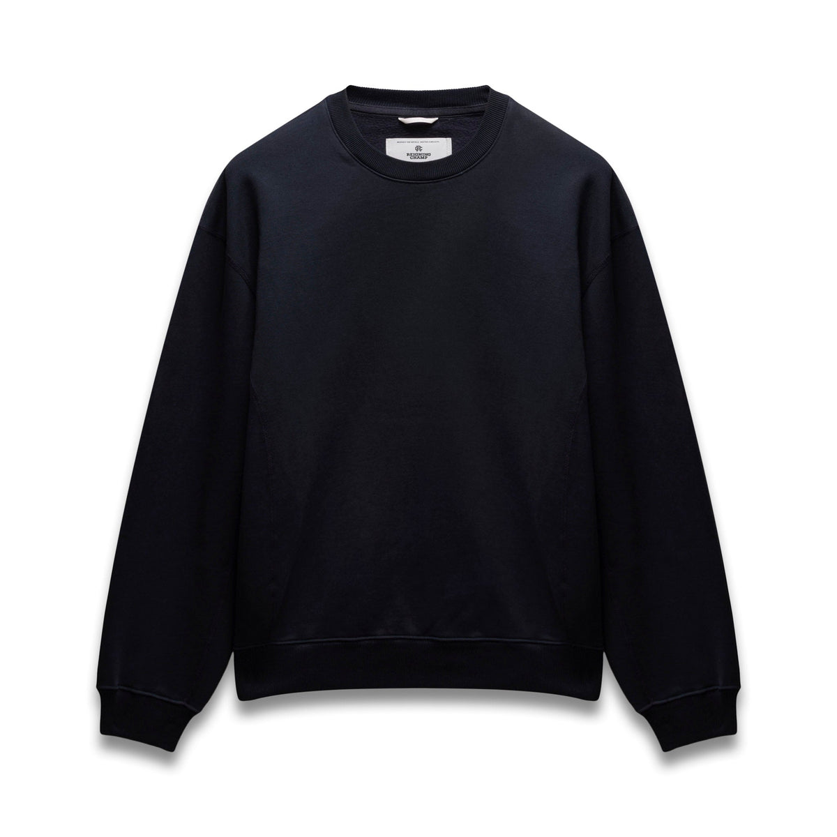 Reigning Champ Brushed Fleece '97 Relaxed Crewneck in Navy