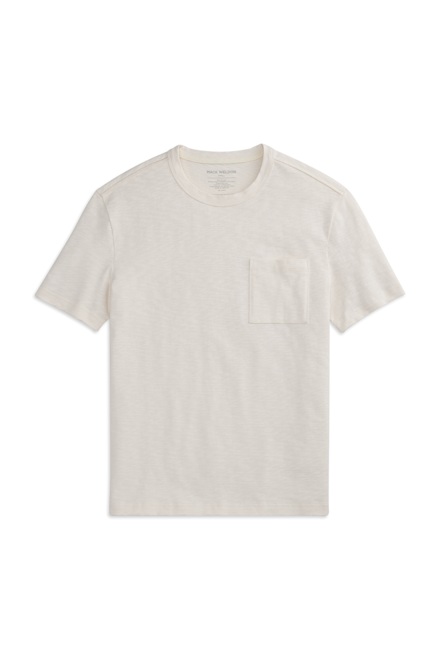 Mack Weldon Heavyweight Slub T-Shirt in Froth