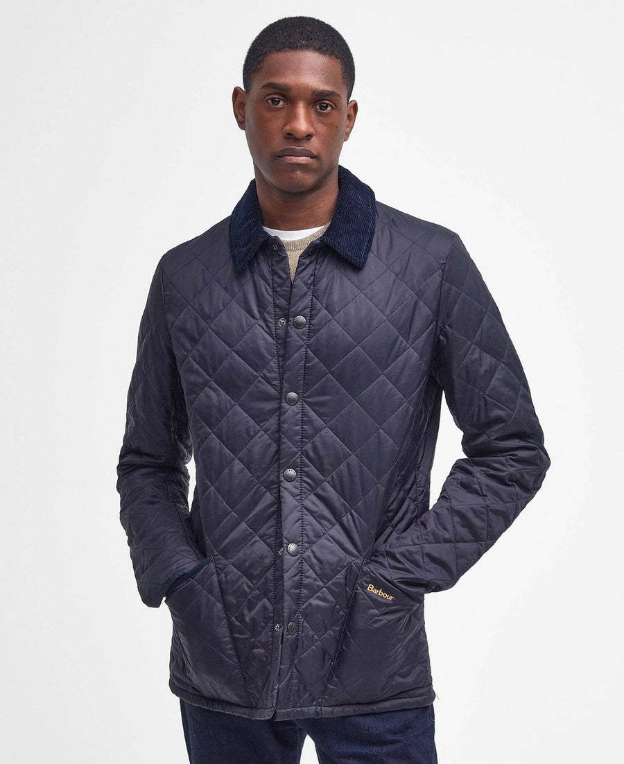 Barbour Heritage Liddesdale Quilted Jacket in Navy
