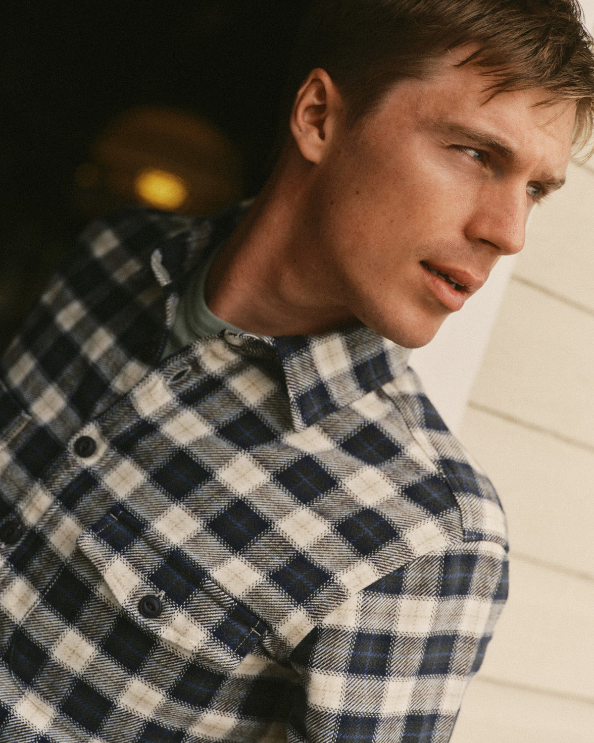 Taylor Stitch Crater Shirt in Woodland Plaid