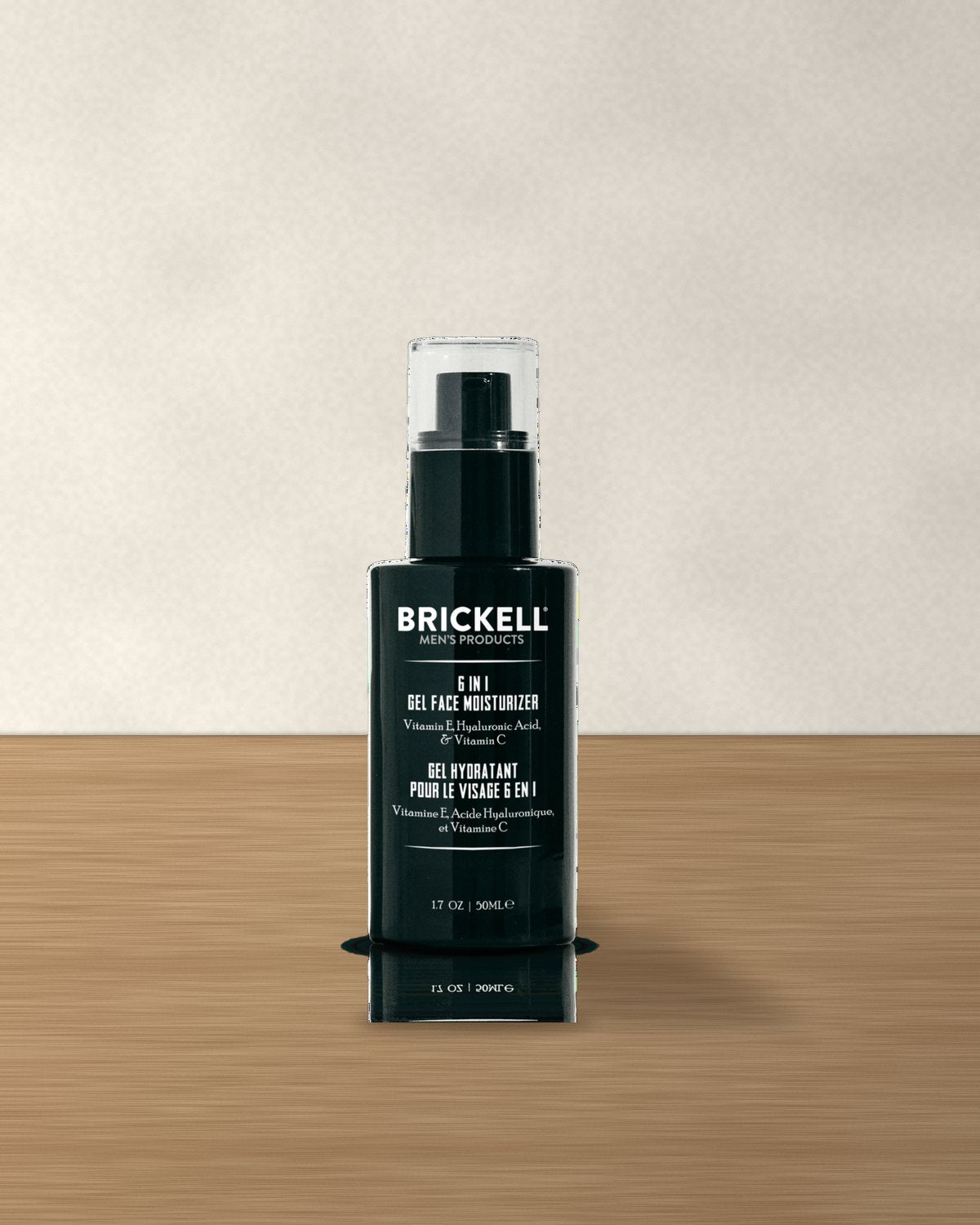 Brickell 6 in 1 Gel Face Moisturizer, Stapl studio still