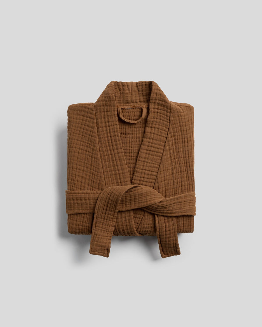 Parachute Cloud Cotton Robe in Tobacco
