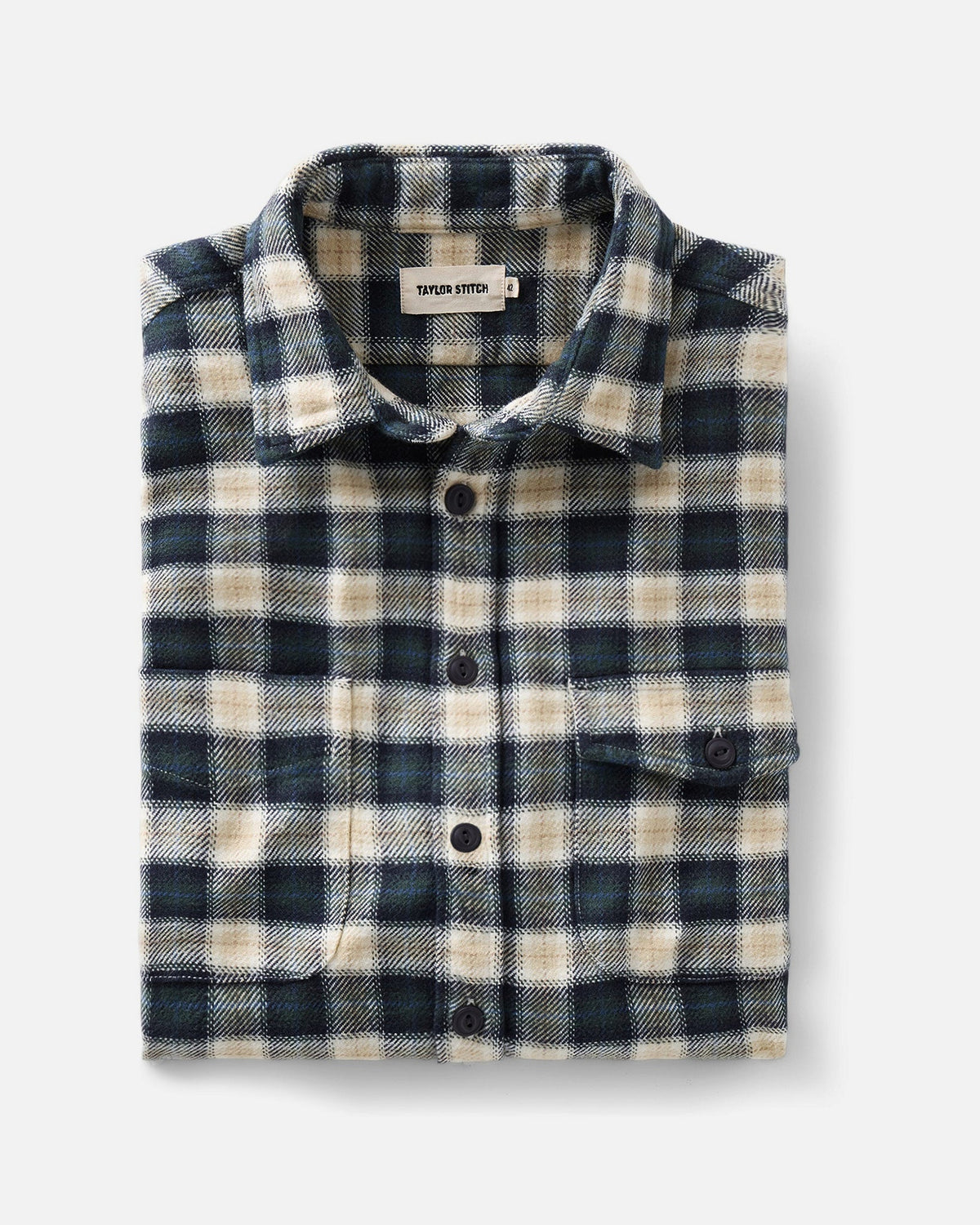 Taylor Stitch Crater Shirt in Woodland Plaid