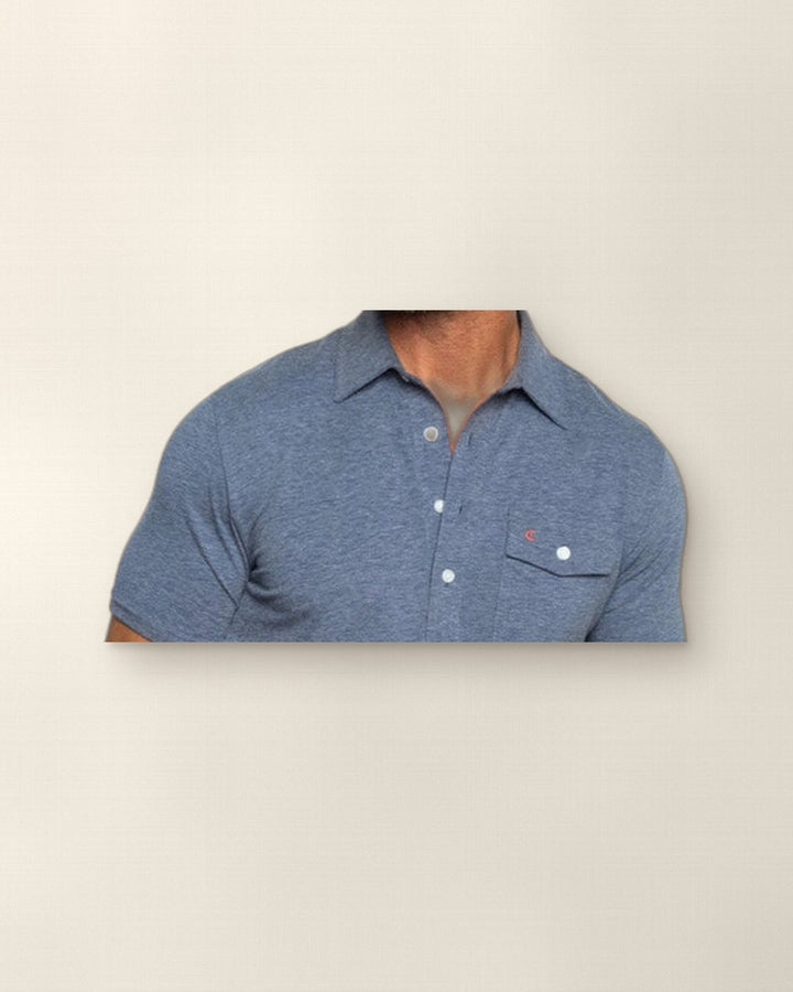 Criquet Performance Players Shirt, Stapl studio still on linen