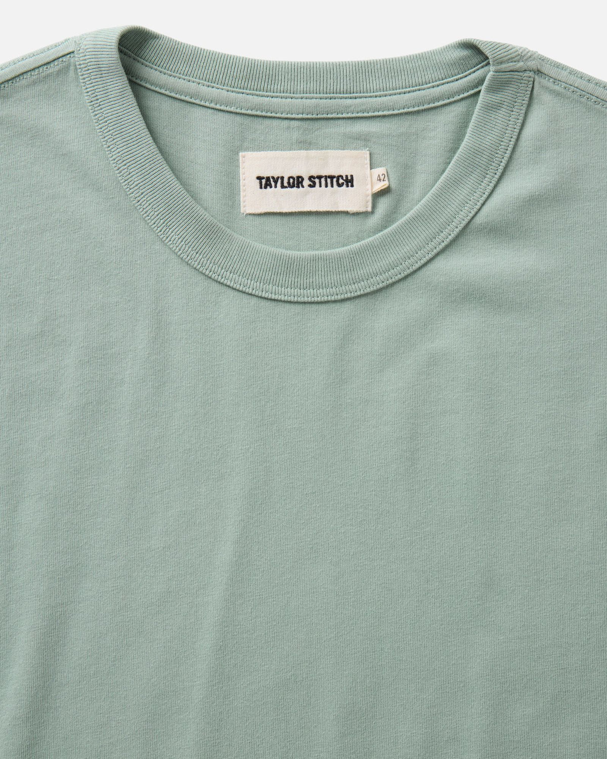 Taylor Stitch Regenerative Cotton Tee in Faded Pine