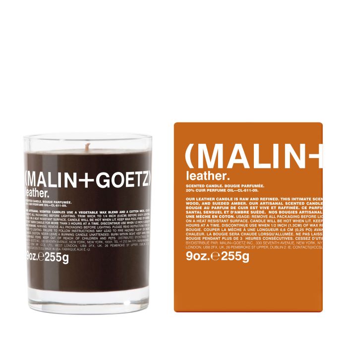 Malin+Goetz Leather Candle, 9 oz