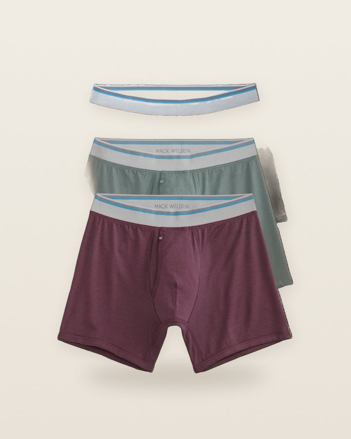 Mack Weldon 18-Hour Jersey Boxer Briefs, 3-Pack