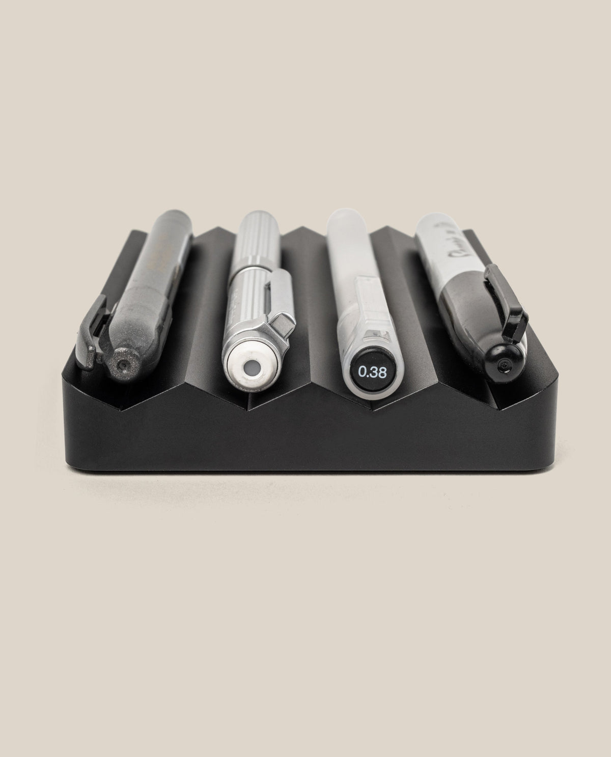 Ugmonk Analog Multi Pen Tray in Black Aluminum