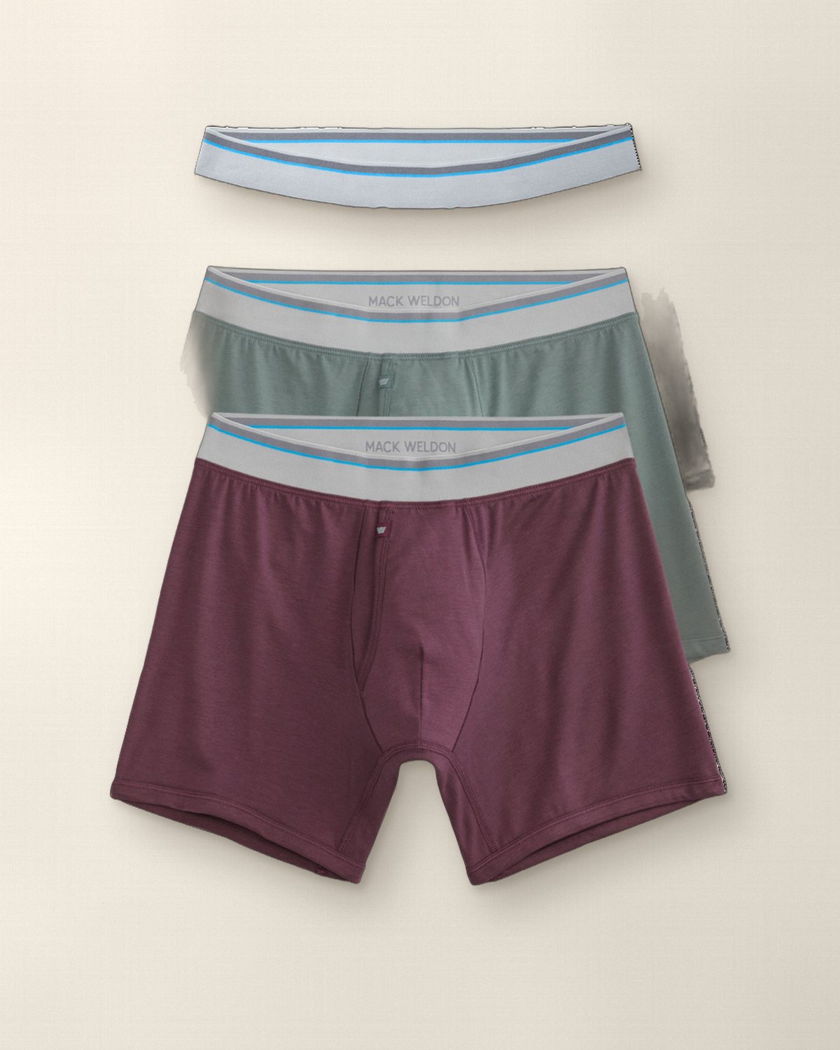 Mack Weldon 18-Hour Jersey Boxer Briefs, 3-Pack, Stapl studio still
