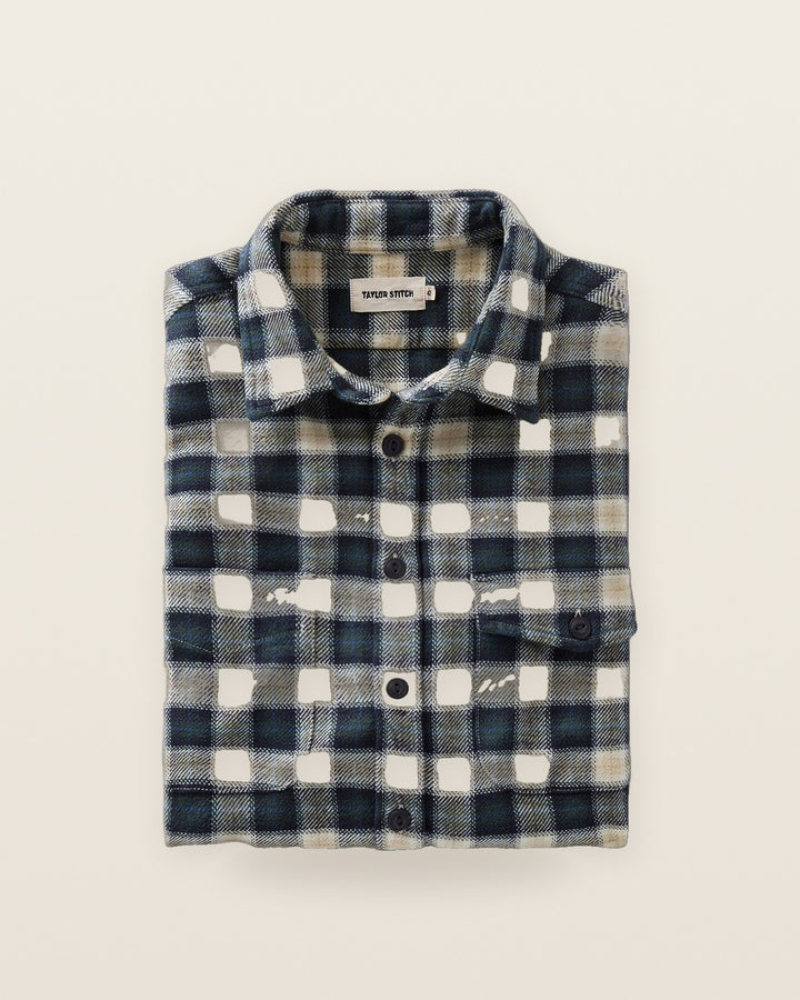 Taylor Stitch Crater Shirt in Woodland Plaid